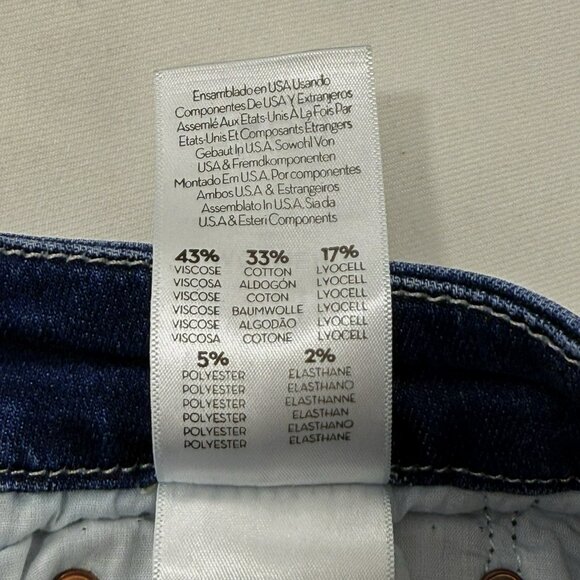 Mother Jeans Looker Ankle Fray Skinny Women Size 28 High Waisted Retro Boho Rock - Picture 7 of 12